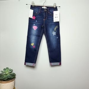 NWT Jordache Star & heart Denim Jeans 4t